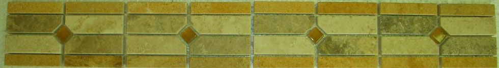 DSG-105 CONTEMPO GLASS-TRAVERTINE GOLD-NOCE-CREME 3X12